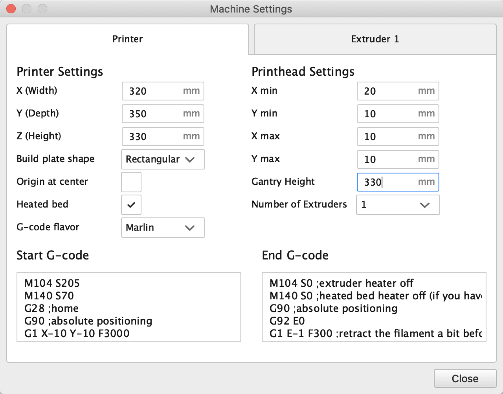 What Is The Recommended 3d Printing Settings In Cura Or Simplify3d For Snapmaker 2 0 Snapmaker