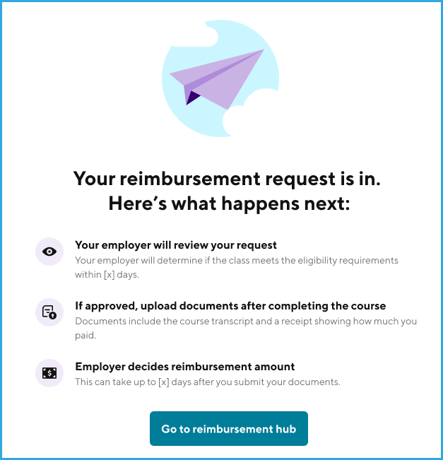 How do I submit a tuition reimbursement? SoFi