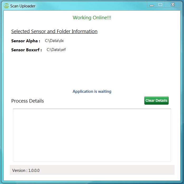 Upload Alpha scans SoilCares