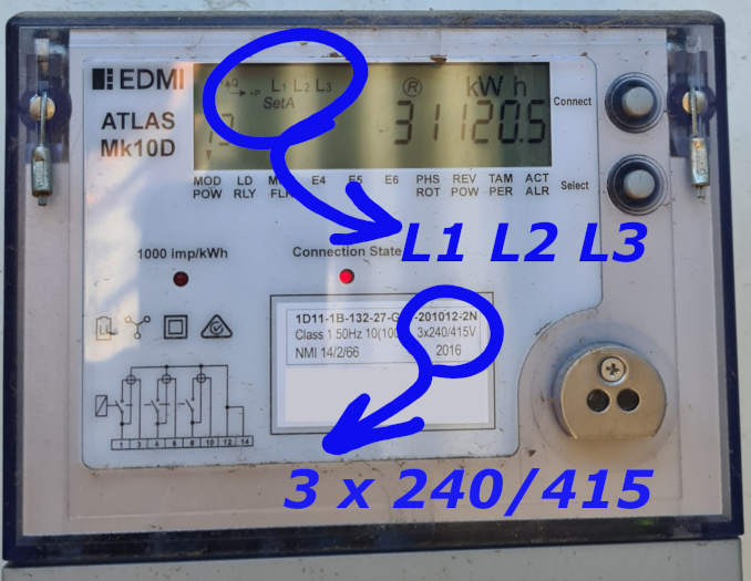 How can I tell if I have Single, Two or Three Phase power