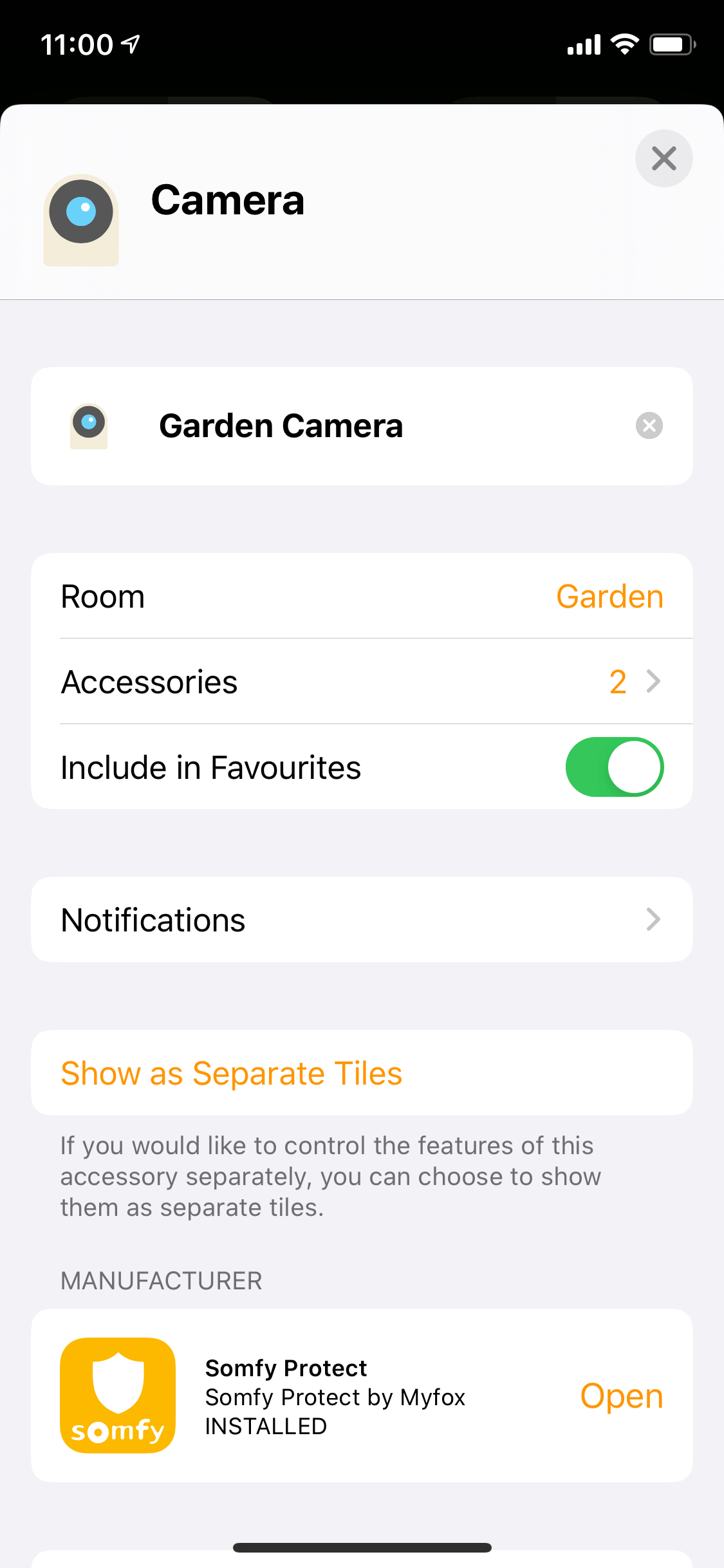Somfy Außenkamera weiß – Überwachungskamera für den Außenbereich mit