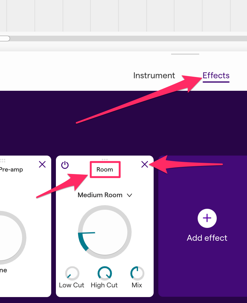 Remove echo/reverb effect from my recording Soundtrap Support