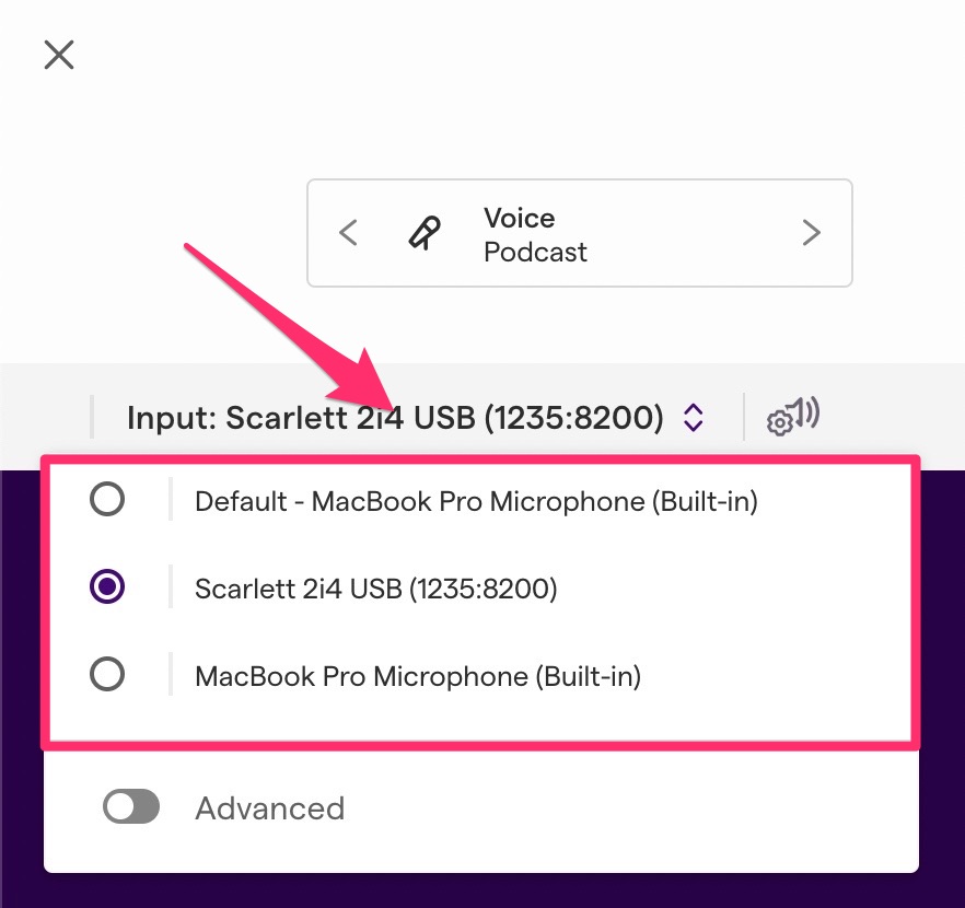 Change your audio input channel Soundtrap Support