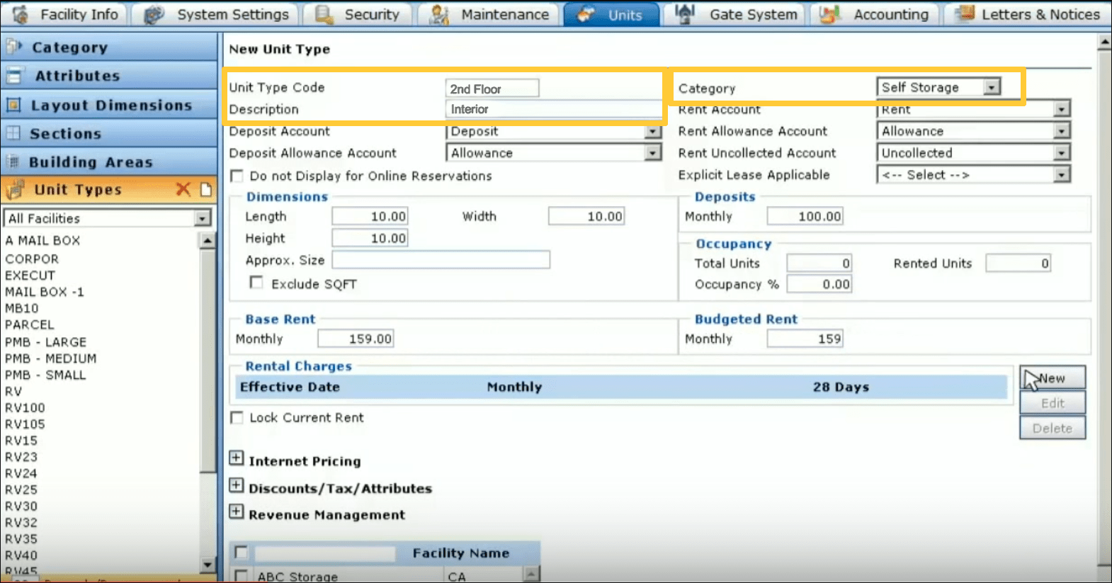 Self Storage Manager Your Unit Information The MySpareFoot Help Center