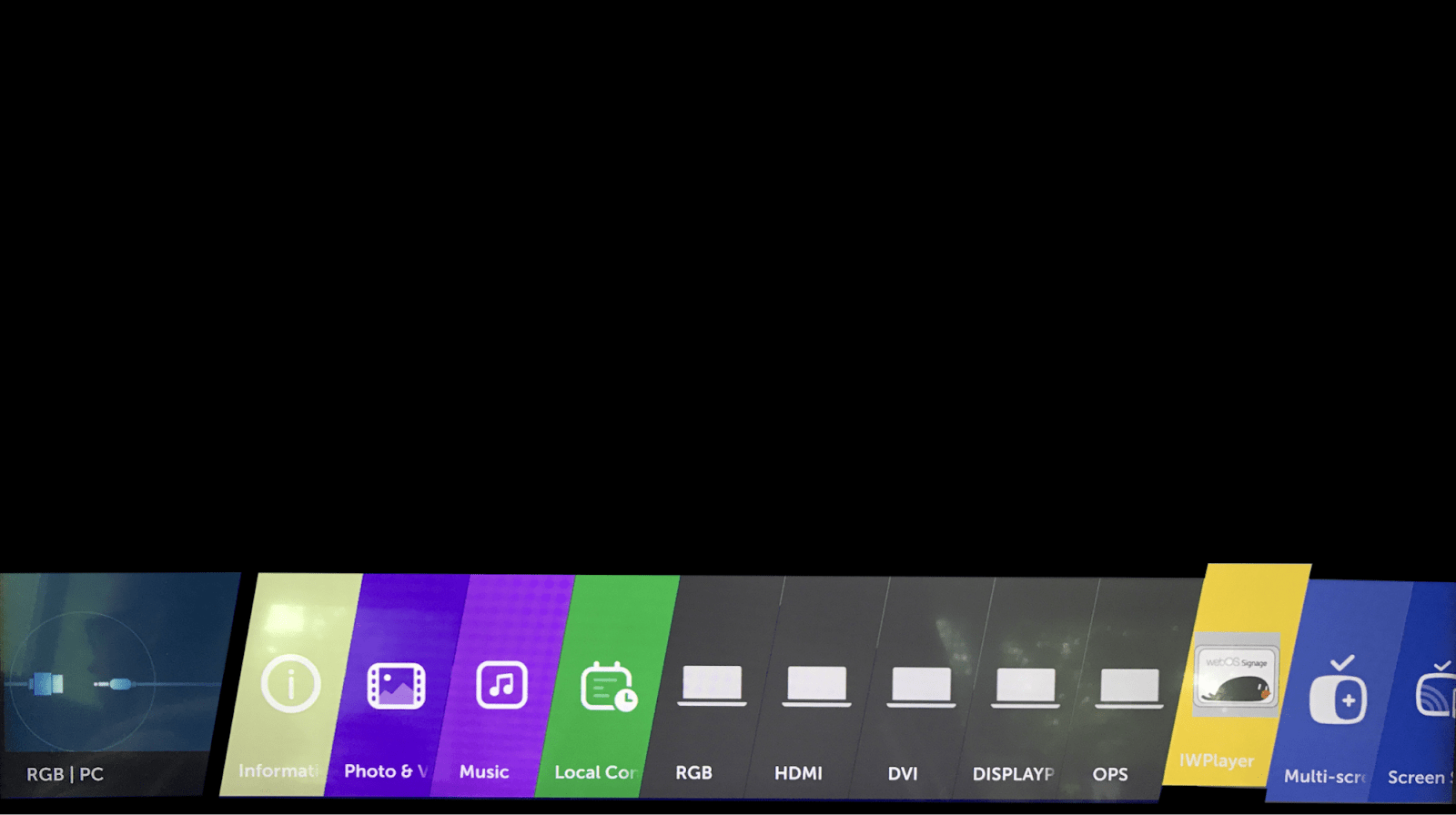 LG OS Configuration Spectrio
