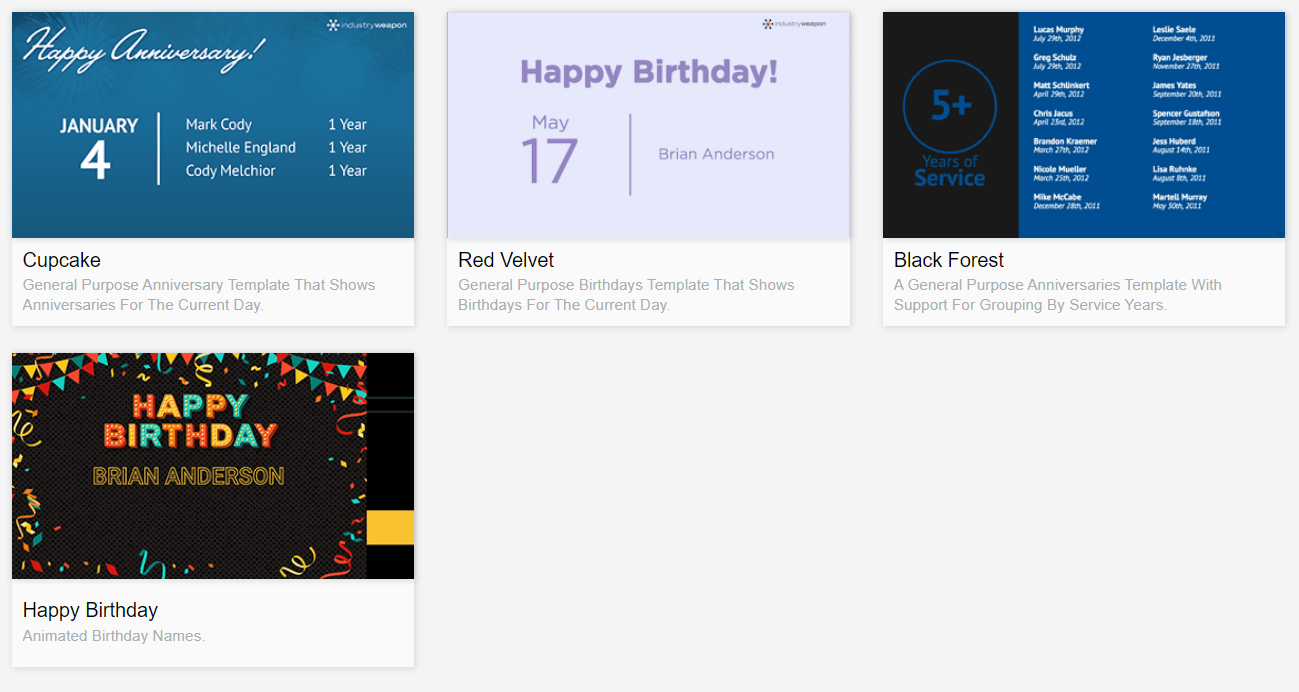 Birthdays and Anniversaries App Tutorial Spectrio