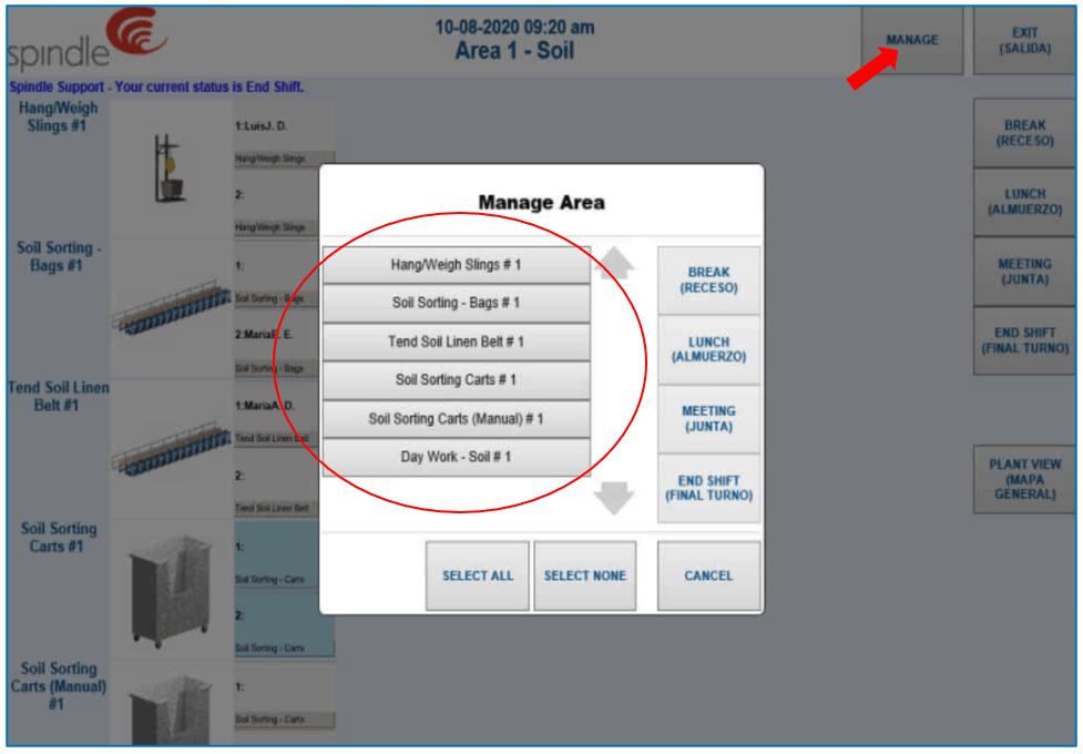 Spindle Login Station (DLLS) Instructions Spindle Support