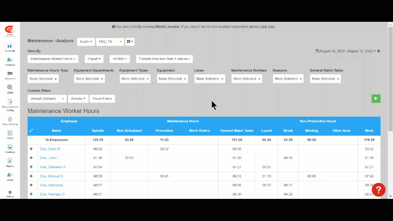 Maintenance Manager Daily, Weekly & Monthly "best practice" SOP