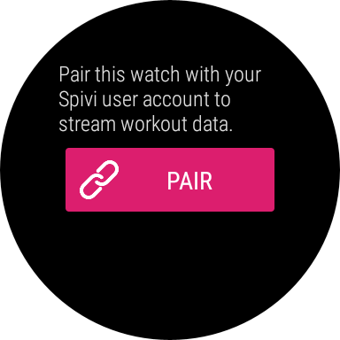 Android Watch (Spivi account pairing) – Spivi