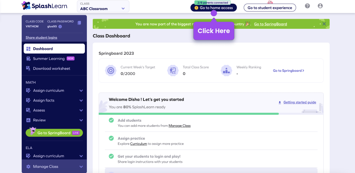 How can teachers change the incorrect parent email under Home Access