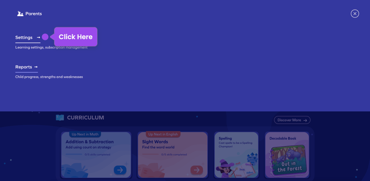 How can a parent update the time zone for account? SplashLearn