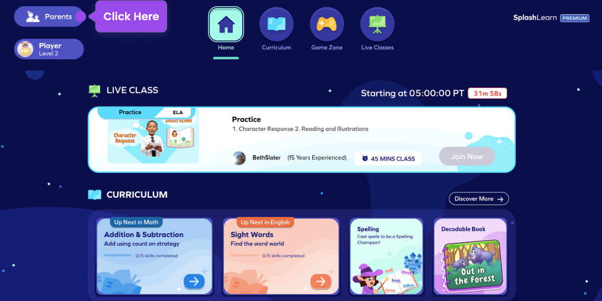 How can parents cancel their SplashLearn trial/subscription? SplashLearn