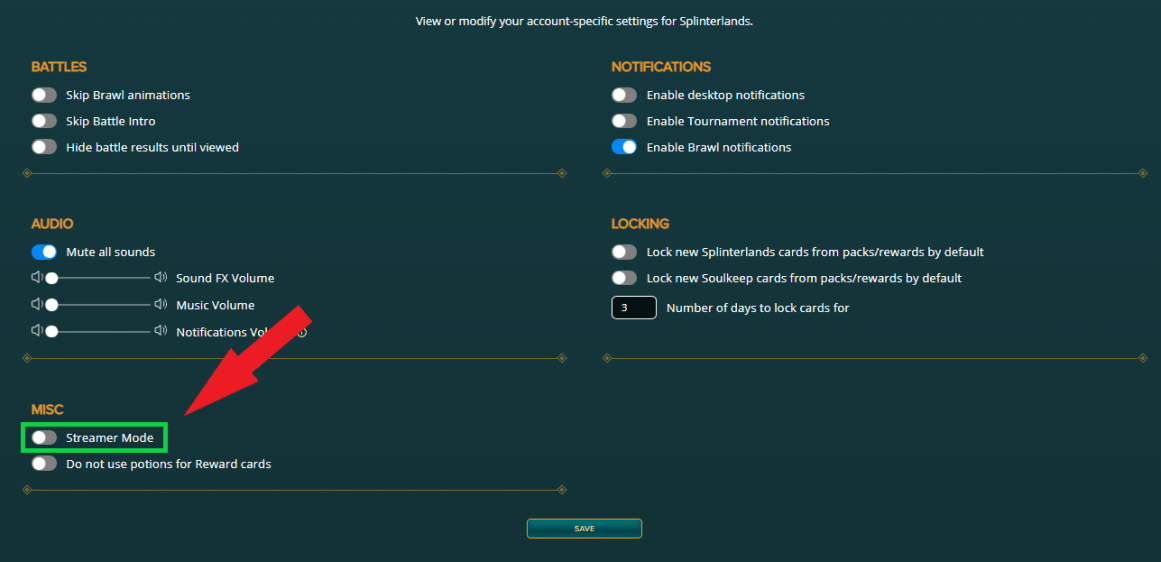 What is Streamer Mode? Splinterlands