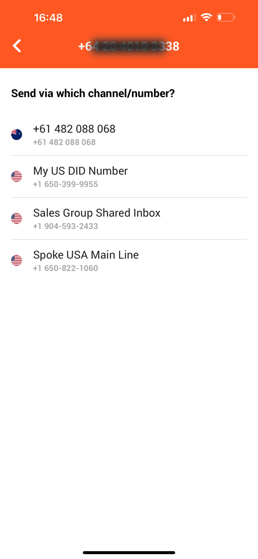 How Spoke Phone Administrators Setup Business SMS for a User Spoke Phone Support