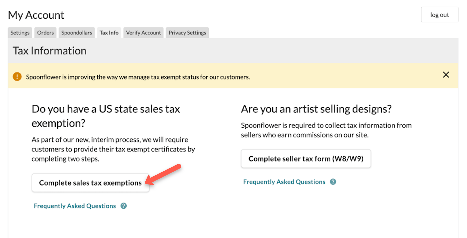 US State Sales Tax and Exemption FAQ Spoonflower Help Center