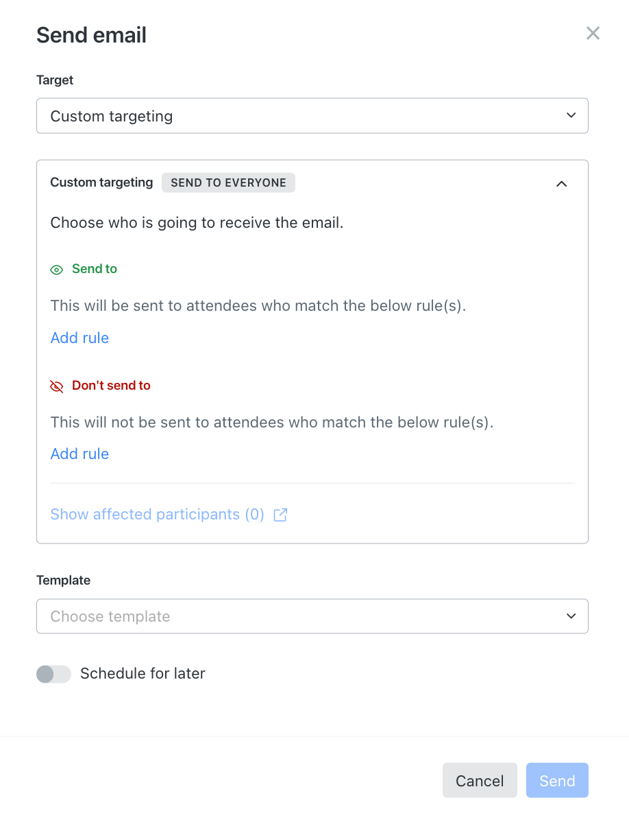 How to target emails to custom user groups SpotMe knowledge base