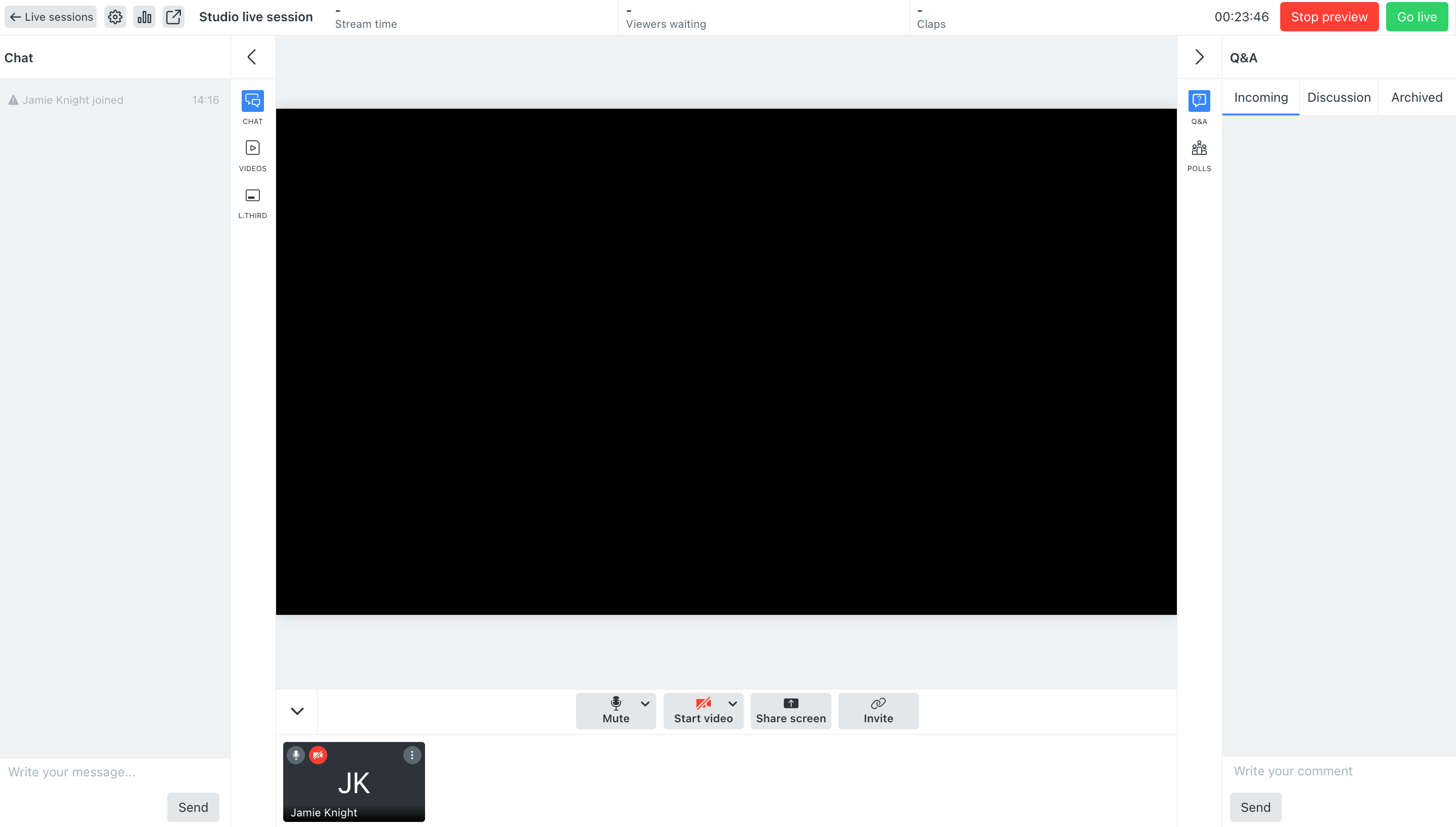 How to use Studio as the host SpotMe knowledge base
