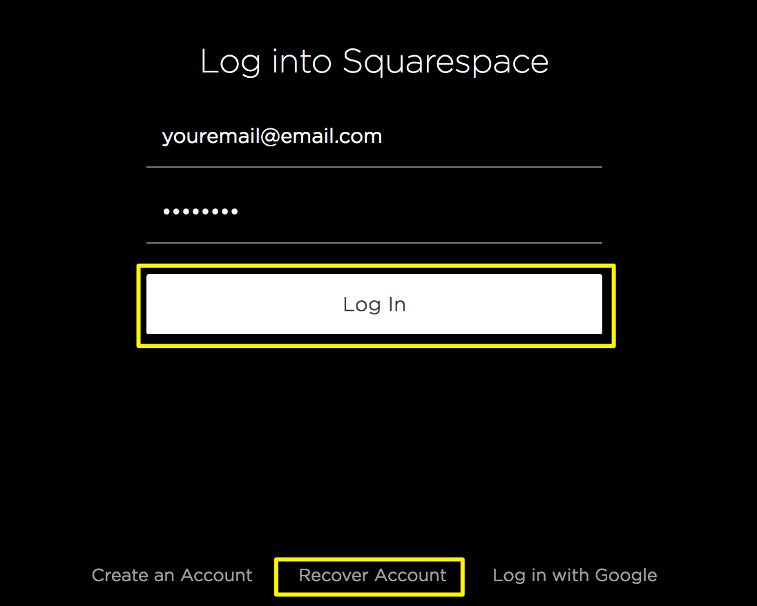 Squarespace Login