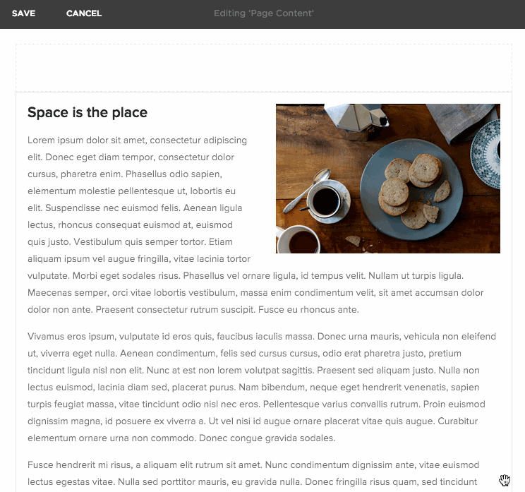 Spacer blocks Squarespace Help Center