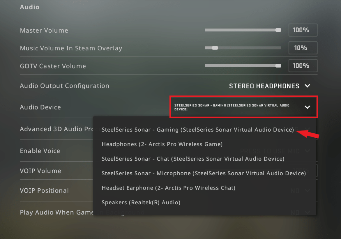 Sonar Setup CSGO Support