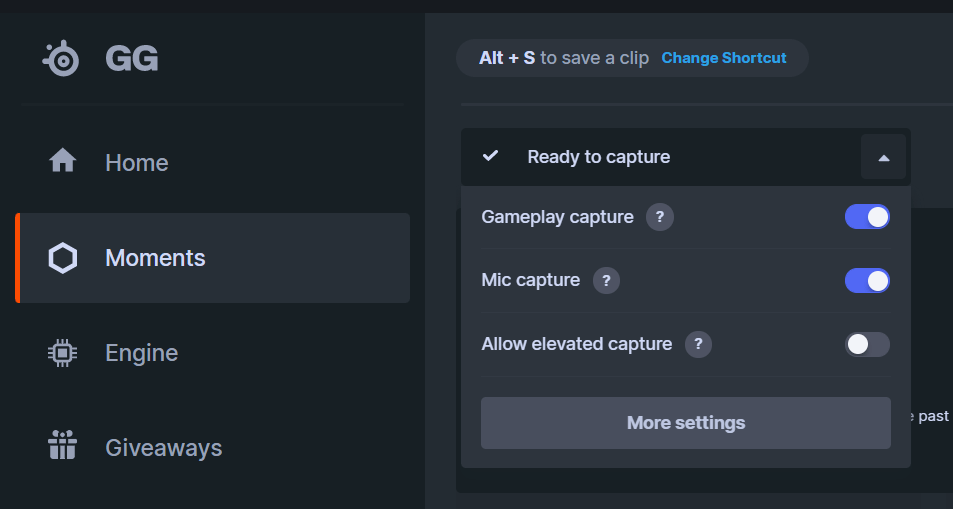 Autoclip Genshin Impact with SteelSeries Moments Support