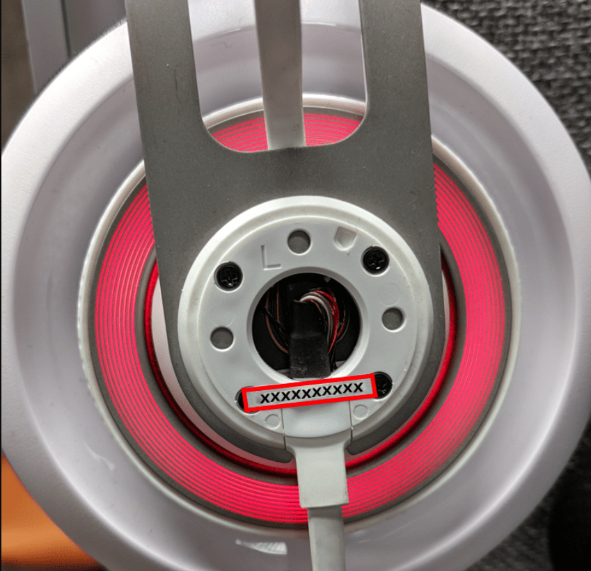 Where is the serial number on my Steelseries product? – Support