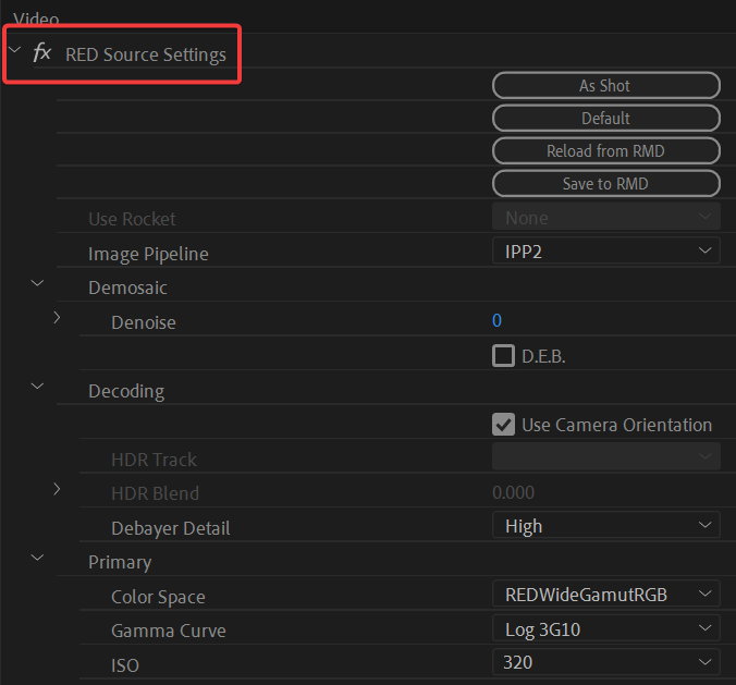 Premiere Pro Camera Raw Settings Frequently Asked Questions