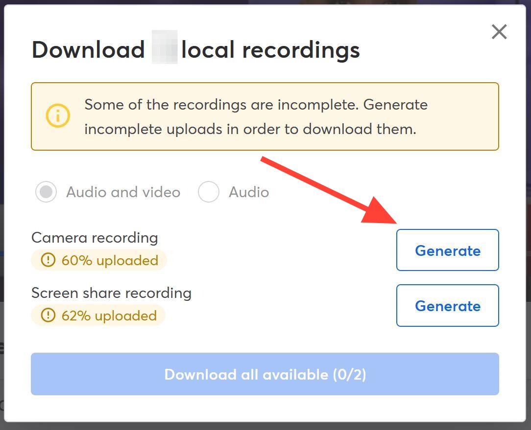 How to Troubleshoot a Local Recording That is Stuck Uploading or