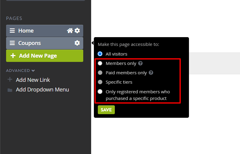 Store Coupons for Returning Customers / MembersOnly Coupons Strikingly Help Center