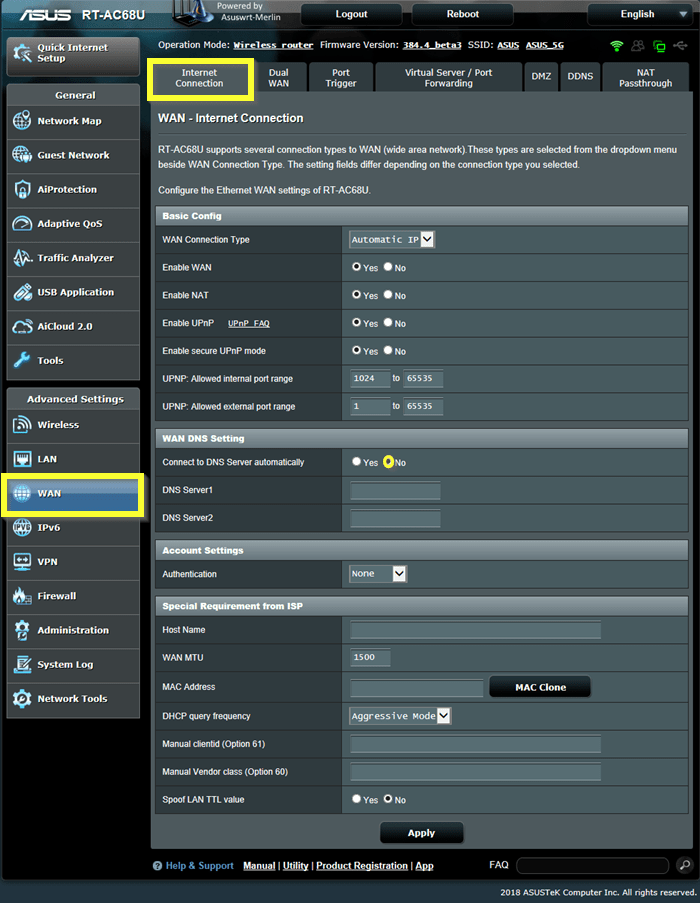 How To Change DNS on Supported Routers? StrongVPN