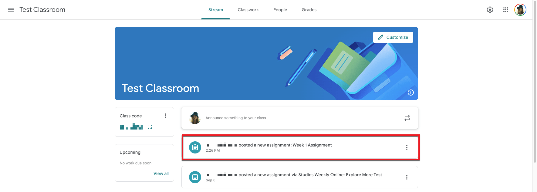 How to Assign Content In Google Classroom Studies Weekly