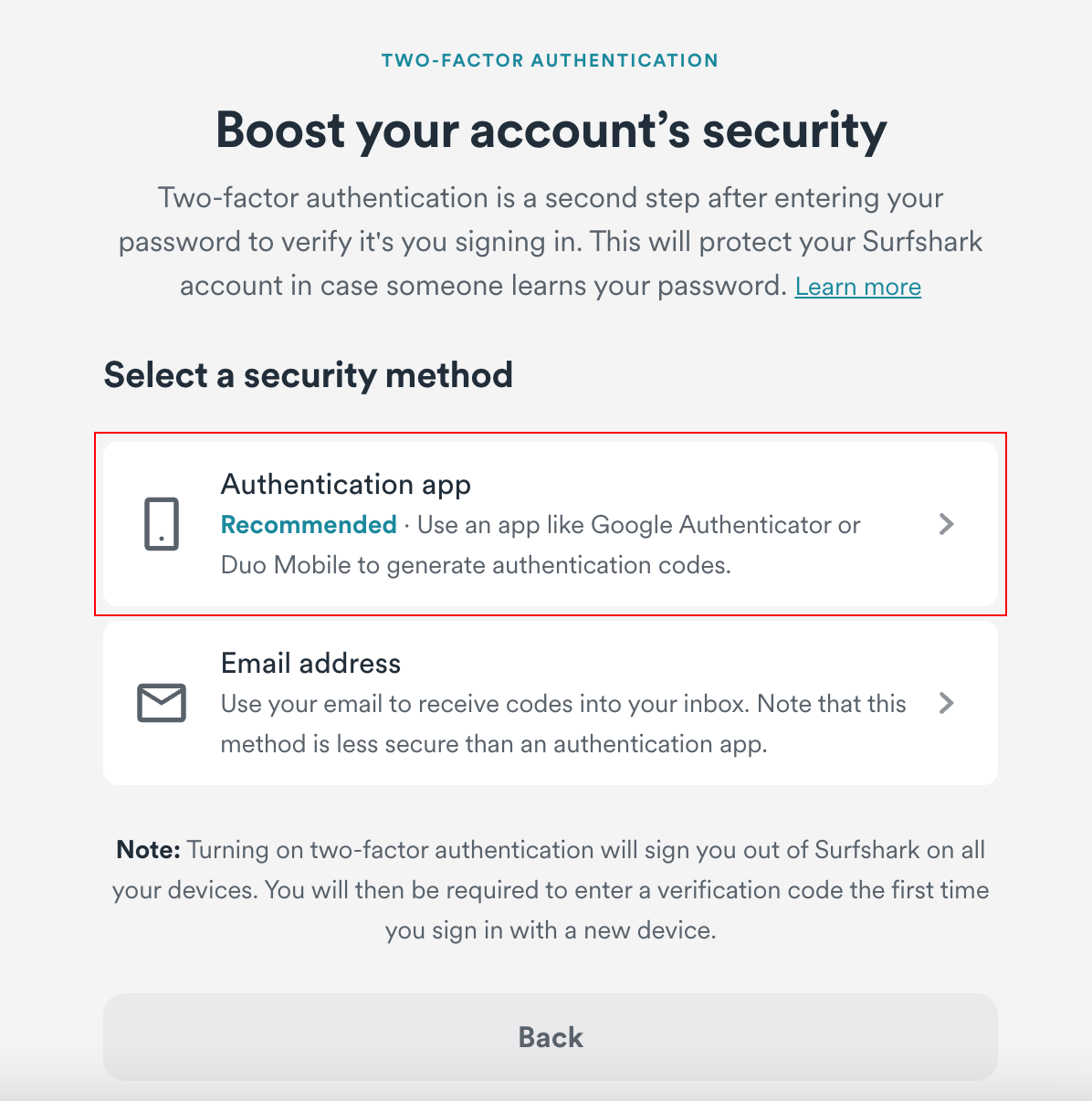 How to enable 2FA on your Surfshark account Surfshark Customer Support