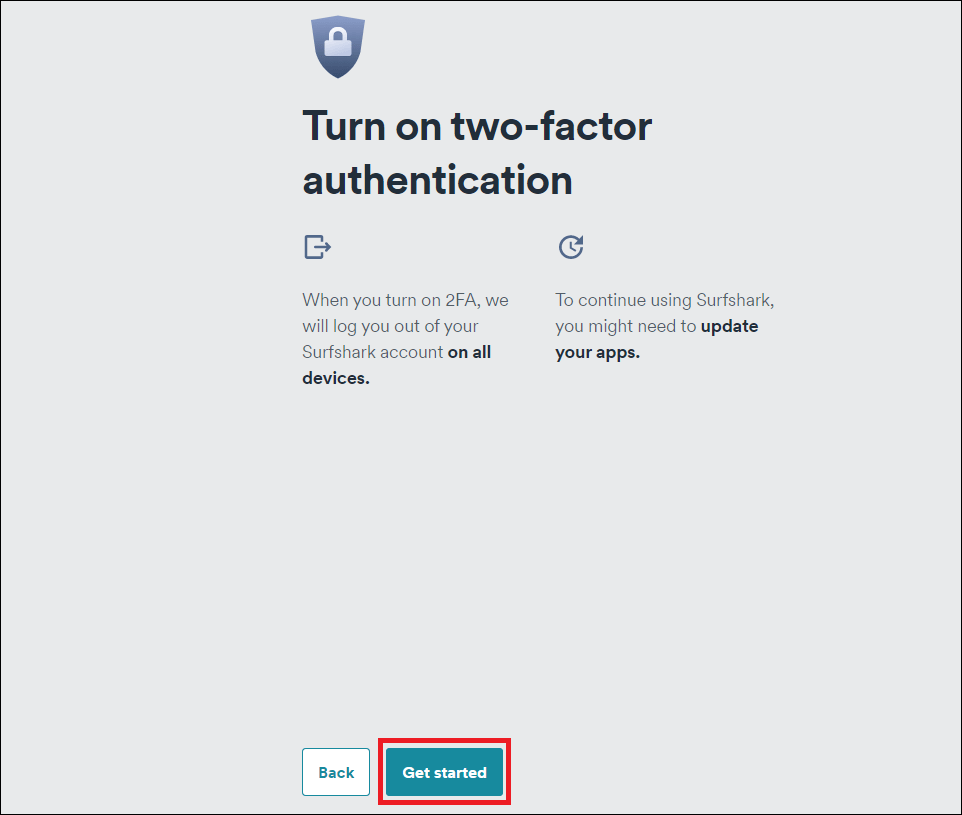 How to enable 2FA on your Surfshark account? Surfshark Customer Support