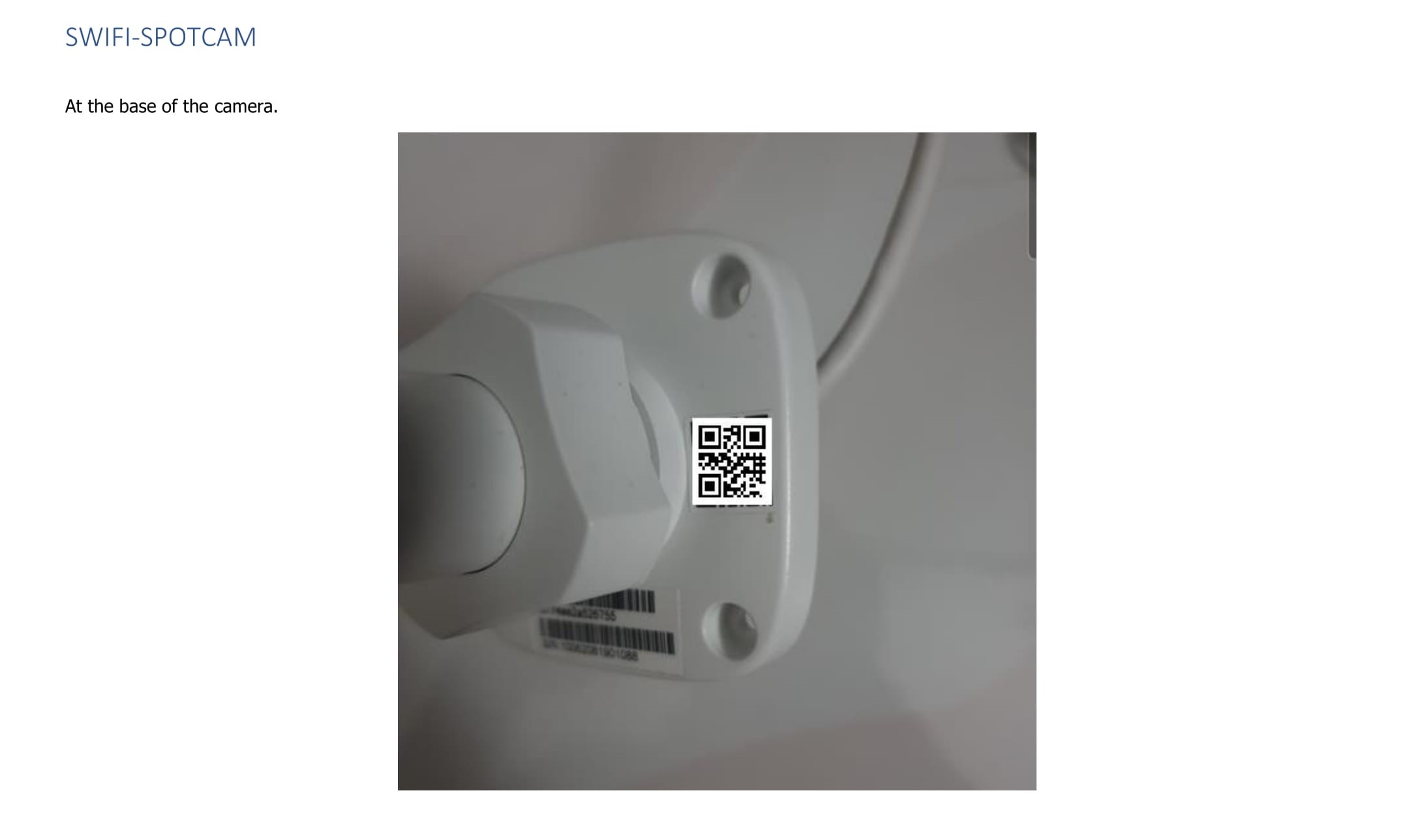 Where to get the QR Code for pairing in Swann Security app Swann