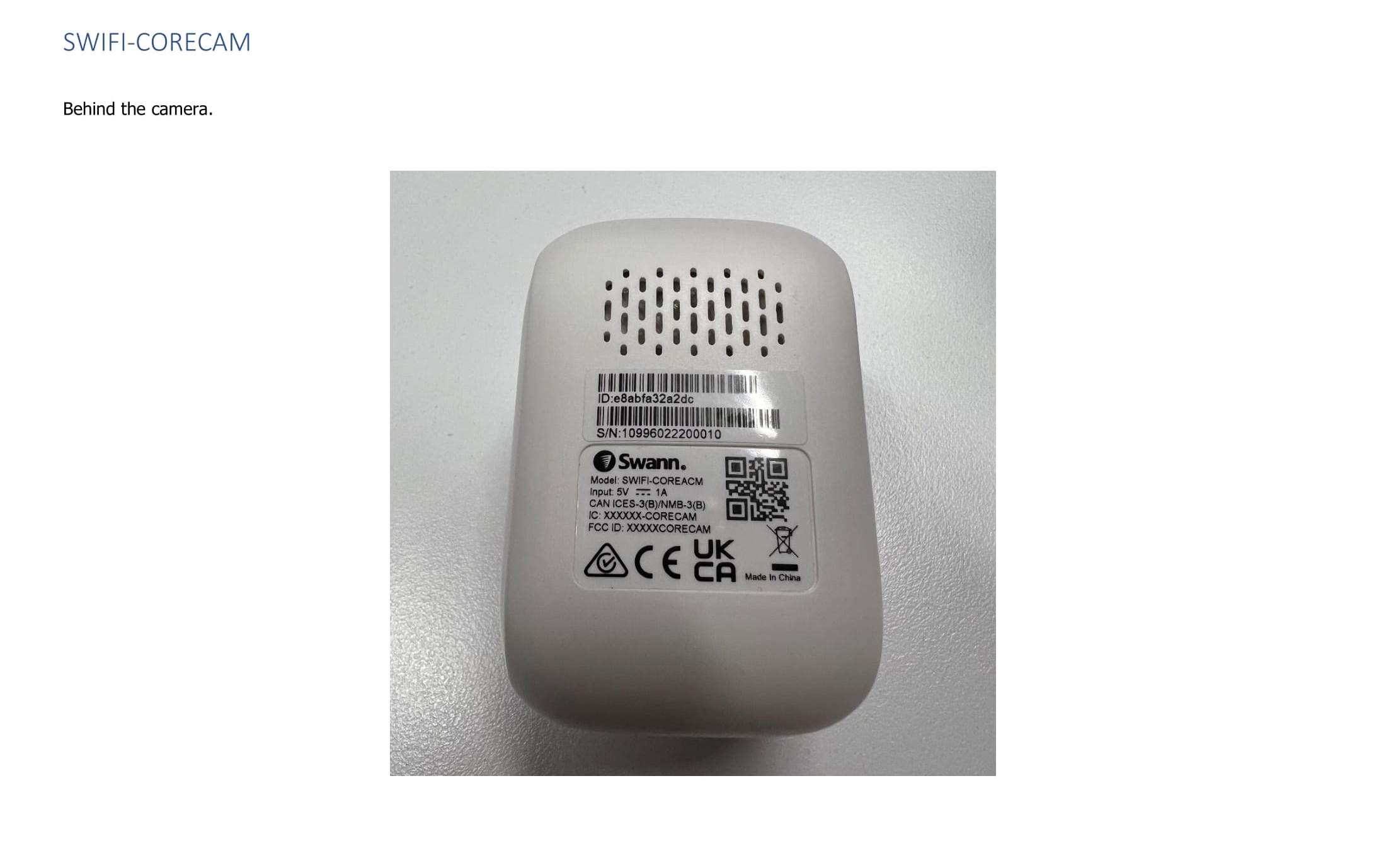 Where to get the QR Code for pairing in Swann Security app Swann