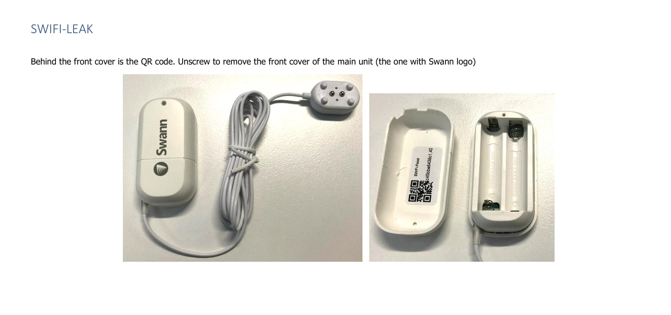 Where to get the QR Code for pairing in Swann Security app Swann