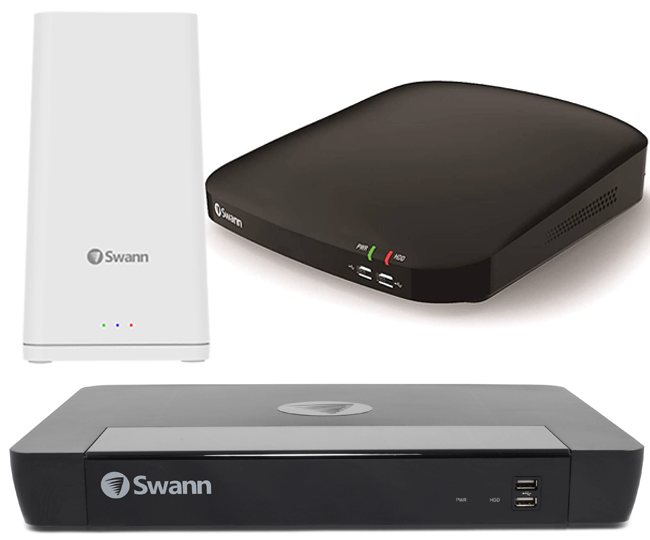 Recorders (NVR, DVR, NVW) PWR, HDD, and Network LED Status (V7 and V8