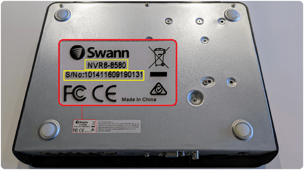 How to Find Your Swann Product Information: Model, P2P/UID, MAC, Serial