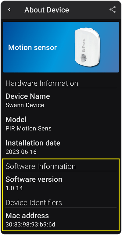 How to get your Swann product model, P2P or UID, MAC address or ID