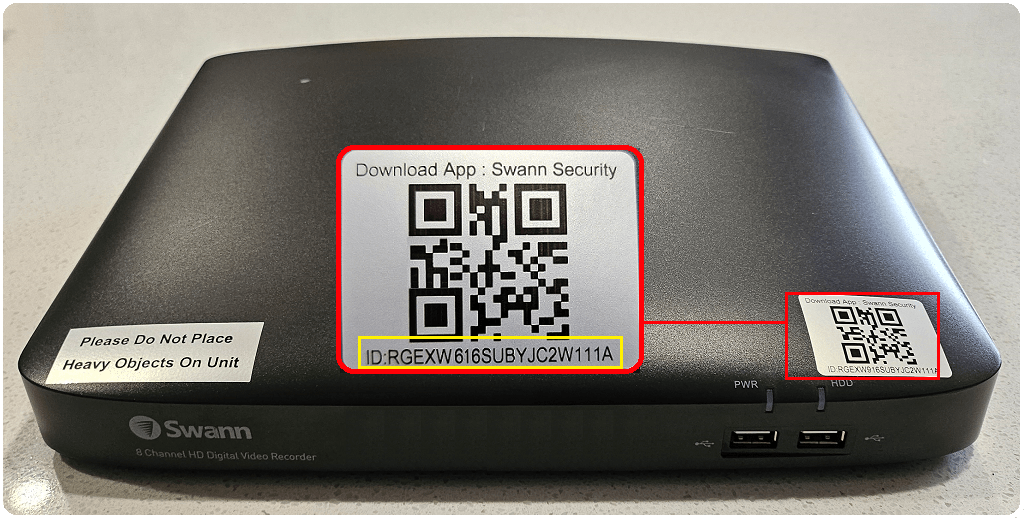 How to get your Swann product model number, P2P or UID, MAC address or