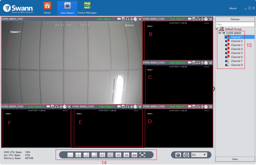 Swann Security VMX access (Windows only) Swann