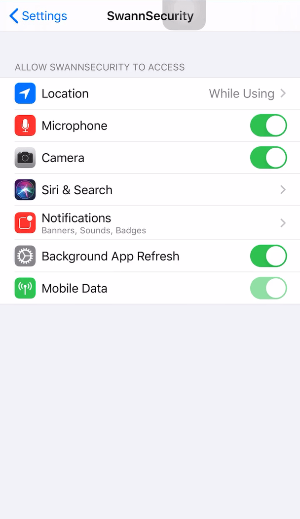 How to Enable Push Notification of Swann Apps in iOS Swann