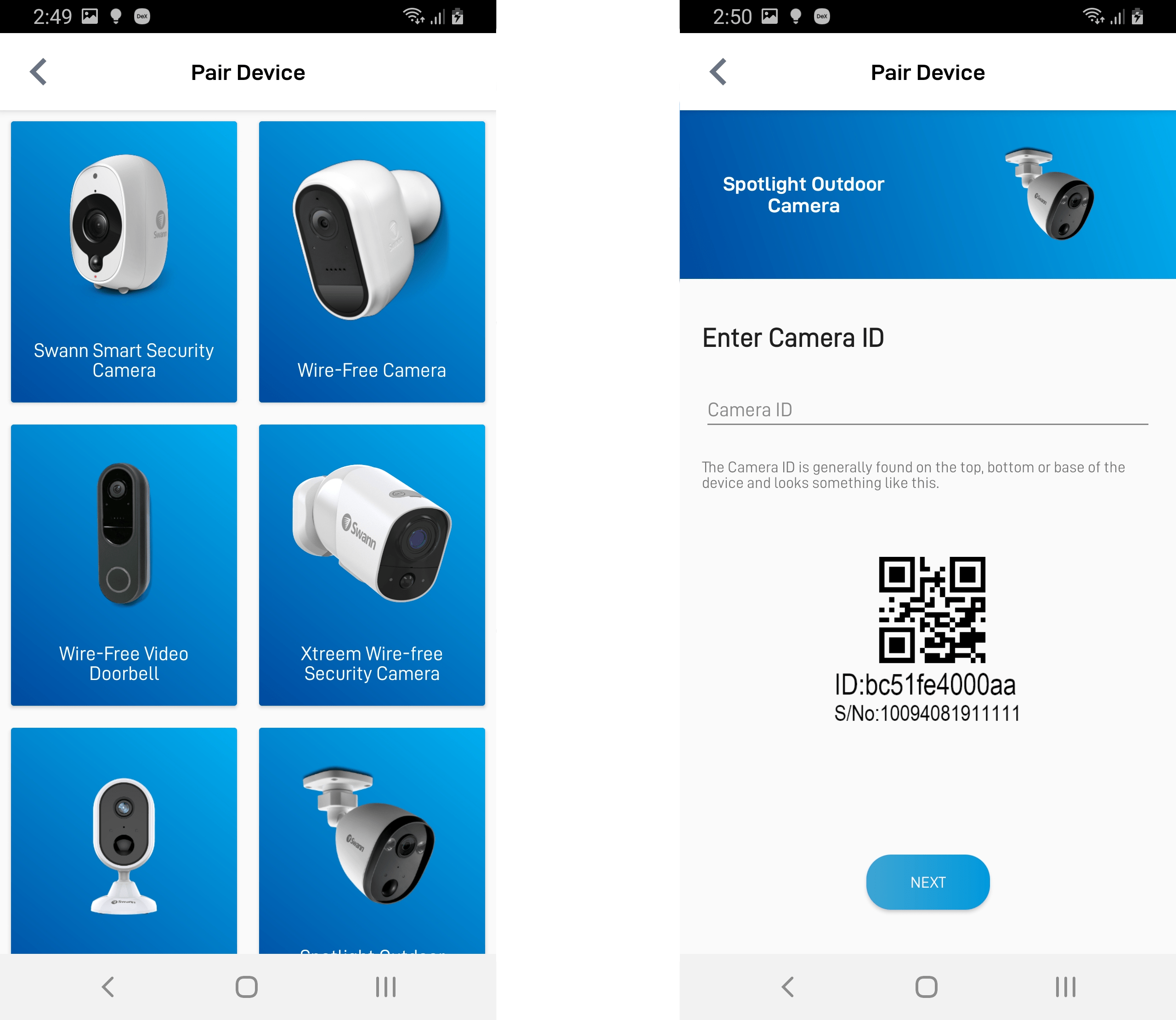 Pair your IP Camera on Swann Security app Swann