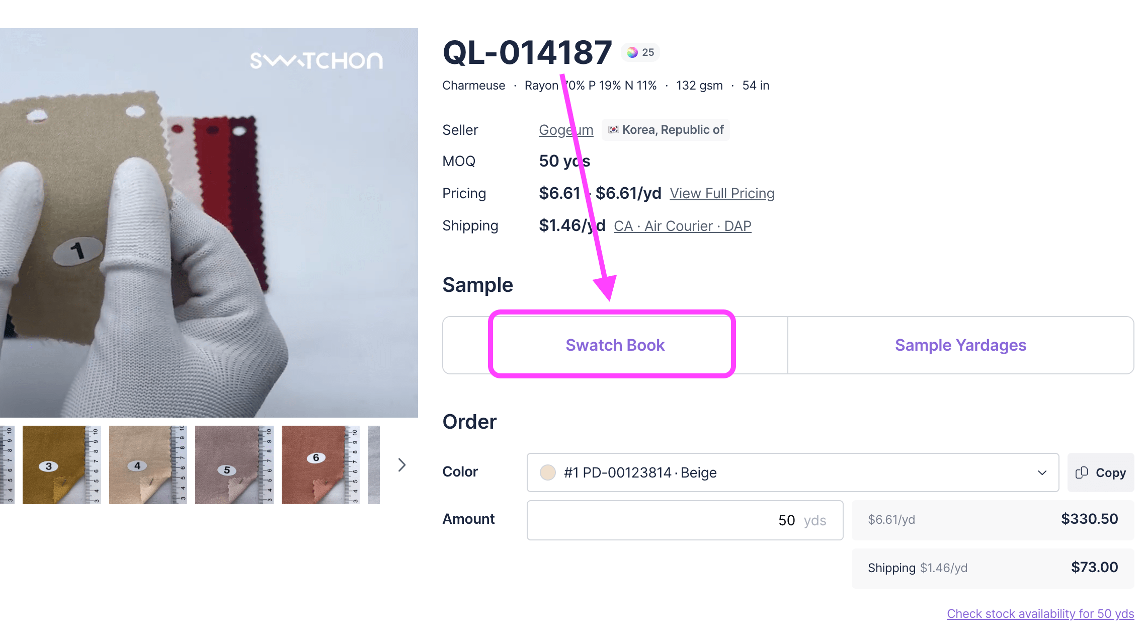 A Swatch Order is a Box of Fabric Samples Help Center