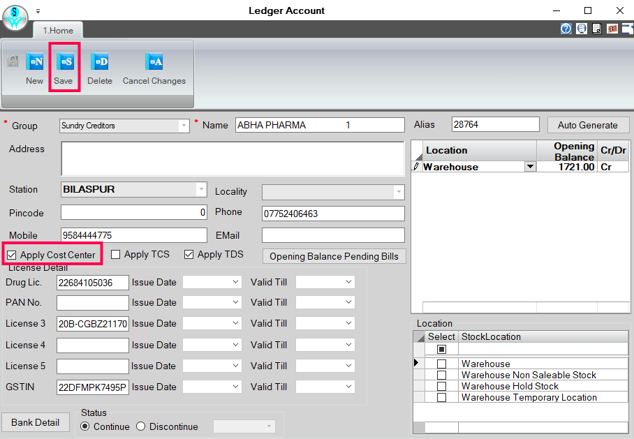 What is Cost Center? How to Apply Cost Center in SwilERP Software