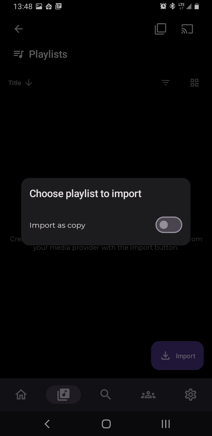 Jellyfin playlists do not appear to be working Support Symfonium