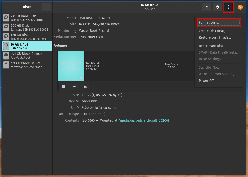 Format Your drive System76 Support