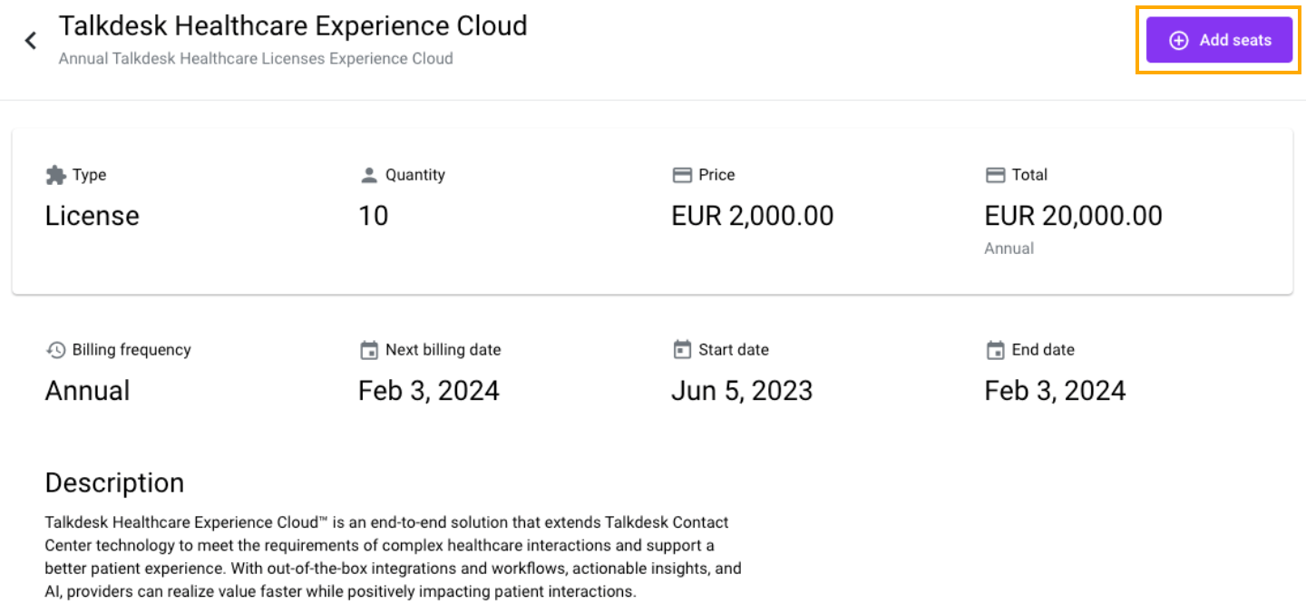 Subscription Tab & Adding Licenses Knowledge Base