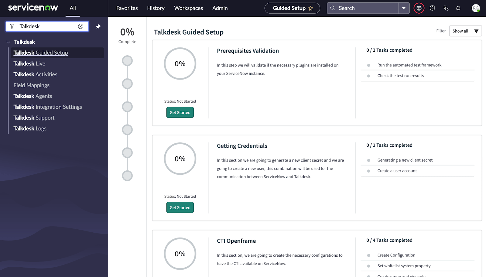 ServiceNow Integration Activation Knowledge Base