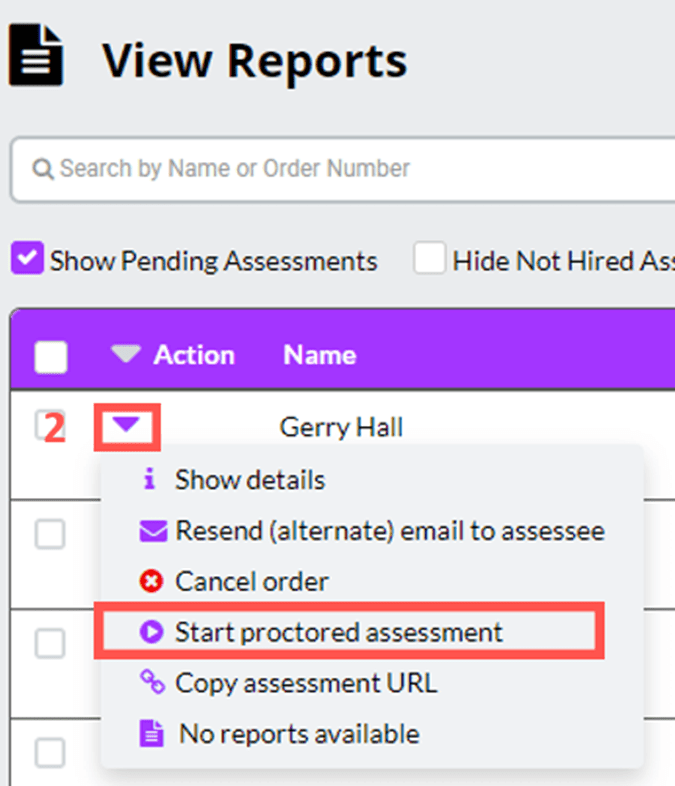 CALIPER Proctoring an Assessment Talogy Support